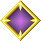 small purple gem diamond