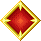 small red gem diamond