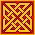 red knotwork square