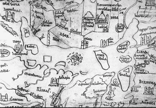 eastern mediterranean circa 1110 map