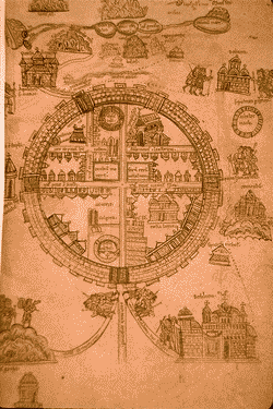 13th c. map of Jerusalem