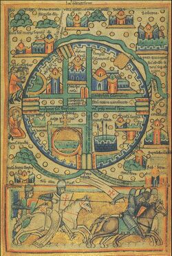 12th c. map of Jerusalem