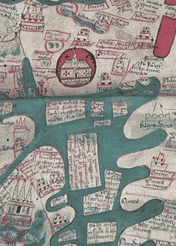 eastern Mediterranean 14th c. map
